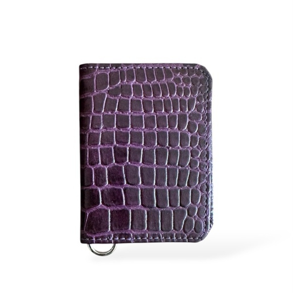FREE PEOPLE Purple Leather Wallet